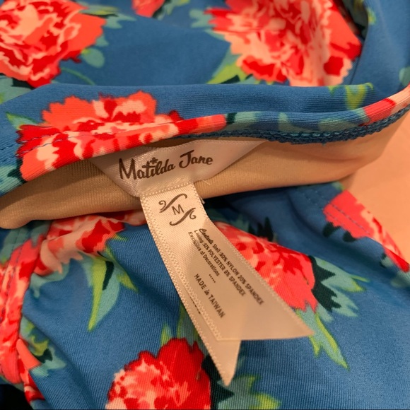 NWT Matilda Jane Chase the Sun Tankini Top & Turn the Tide Swim Skirt M - Picture 6 of 8